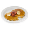 Strawberry Banana Pancakes With Syrup realistic fake food prop by FakeFood4U