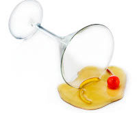 Manhattan Spilled realistic fake food prop by FakeFood4U