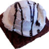 Brownie a la Mode realistic fake food prop by FakeFood4U