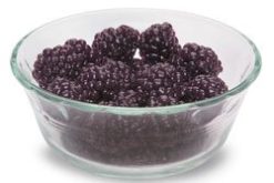 Bowl Of Blackberries realistic fake food prop by FakeFood4U