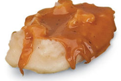 Mashed Potatoes With Gravy realistic fake food prop by FakeFood4U