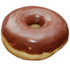 Doughnut Chocolate Glaze realistic fake food prop by FakeFood4U