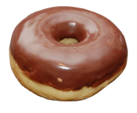 Doughnut Chocolate Glaze realistic fake food prop by FakeFood4U