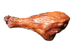 Jumbo Renaissance Fair Turkey Leg 10 1/2" realistic fake food prop by FakeFood4U