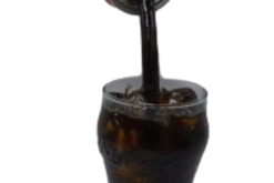 Coca-Cola Pouring Into Bell Glass realistic fake food prop by FakeFood4U - view 3
