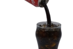 Coca-Cola Pouring Into Bell Glass realistic fake food prop by FakeFood4U