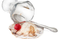 Sundae Spilled realistic fake food prop by FakeFood4U