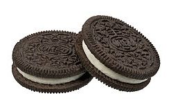 Cookies Chocolate Creme Filled Oreo realistic fake food prop by FakeFood4U