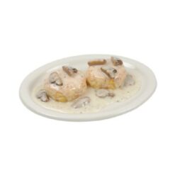 Biscuits With Country Mushroom Gravy realistic fake food prop by FakeFood4U