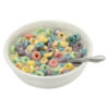 Cereal Fruit Loops realistic fake food prop by FakeFood4U