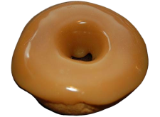 Donut Caramel Glazed realistic fake food prop by FakeFood4U