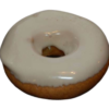 Donut Vanilla Glazed realistic fake food prop by FakeFood4U