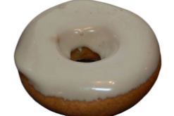 Donut Vanilla Glazed realistic fake food prop by FakeFood4U