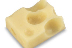 Swiss Cheese Cube realistic fake food prop by FakeFood4U