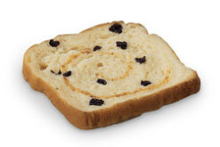 Cinnamon Raisin Bread realistic fake food prop by FakeFood4U