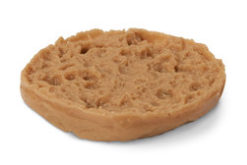 English Muffin Whole Wheat realistic fake food prop by FakeFood4U