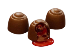 Cherry Cordials (3) realistic fake food prop by FakeFood4U