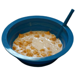 Kids Bowl Of Crunch Cereal realistic fake food prop by FakeFood4U