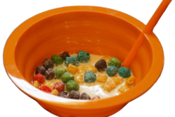 Crunch Berry Cereal Kids Bowl realistic fake food prop by FakeFood4U