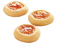 Cookies Apricot Thumbprints realistic fake food prop by FakeFood4U