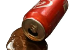 Cola Can With Foam Spill realistic fake food prop by FakeFood4U