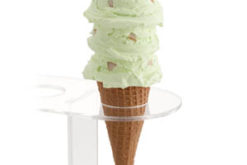 Pistachio Triple Scoop Cone realistic fake food prop by FakeFood4U