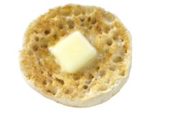 English Muffin With Butter realistic fake food prop by FakeFood4U