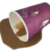 Spilled Coffee To Go Cup realistic fake food prop by FakeFood4U