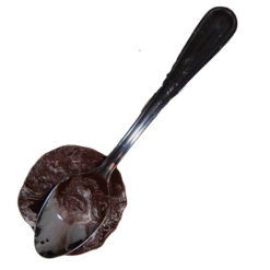 Chocolate Ice Cream Spoon Spill / Melting realistic fake food prop by FakeFood4U