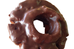 Donut Old Fashioned Dipped In Chocolate realistic fake food prop by FakeFood4U