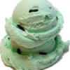 Chocolate Mint Double Ice Cream Scoop realistic fake food prop by FakeFood4U