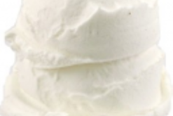 Vanilla Double Ice Cream Scoop realistic fake food prop by FakeFood4U