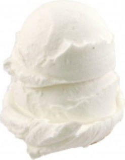 Vanilla Double Ice Cream Scoop realistic fake food prop by FakeFood4U