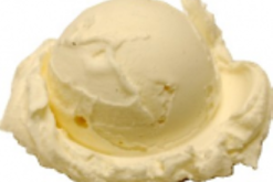 Vanilla Custard Ice Cream Scoop realistic fake food prop by FakeFood4U