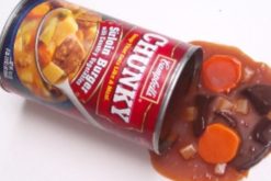 Campbells Soup Chunky Sirloin Burger realistic fake food prop by FakeFood4U