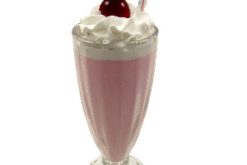 Shake Strawberry realistic fake food prop by FakeFood4U