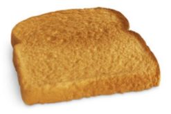 Toasted White Bread realistic fake food prop by FakeFood4U