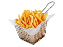 Fries Basket With Ketchup realistic fake food prop by FakeFood4U - view 2