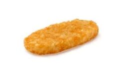 Oval Hash Brown realistic fake food prop by FakeFood4U