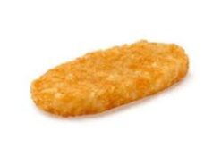 Oval Hash Brown realistic fake food prop by FakeFood4U
