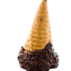 Chocolate Ice Cream Cone With Chocolate Sprinkl realistic fake food prop by FakeFood4U