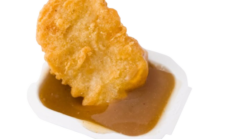 McDonalds Chicken Nugget Suspended In Sweet N S realistic fake food prop by FakeFood4U