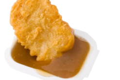 McDonalds Chicken Nugget Suspended In Sweet N S realistic fake food prop by FakeFood4U