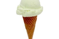 Ice Cream Cone Vanilla realistic fake food prop by FakeFood4U