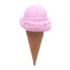 Ice Cream Cone Strawberry realistic fake food prop by FakeFood4U