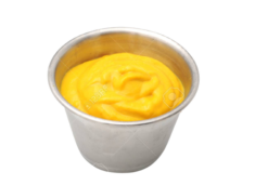 Mustard Condiment Cup realistic fake food prop by FakeFood4U