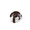 Vanilla Ice Cream Scoop With Hot Fudge realistic fake food prop by FakeFood4U