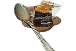 Lipton Tea Bag Spill With Spoon realistic fake food prop by FakeFood4U
