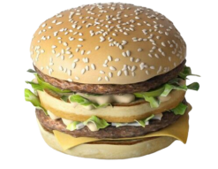 McDonald's Big Mac realistic fake food prop by FakeFood4U