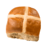 Hot Cross Bun realistic fake food prop by FakeFood4U